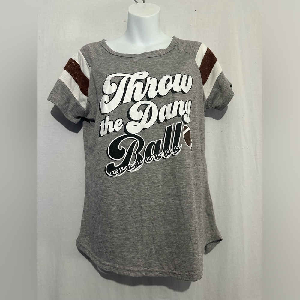 Southern Proper Gray and White Graphic Tee - Medium